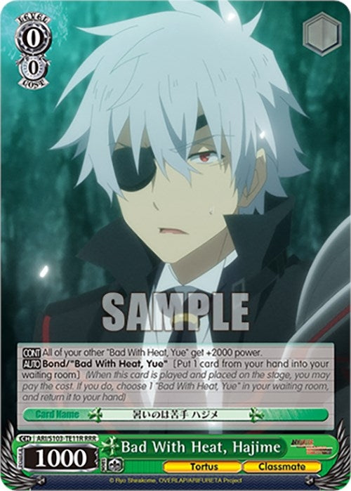 Bad With Heat Hajime (RRR) (10311) - Weiss Schwarz Single