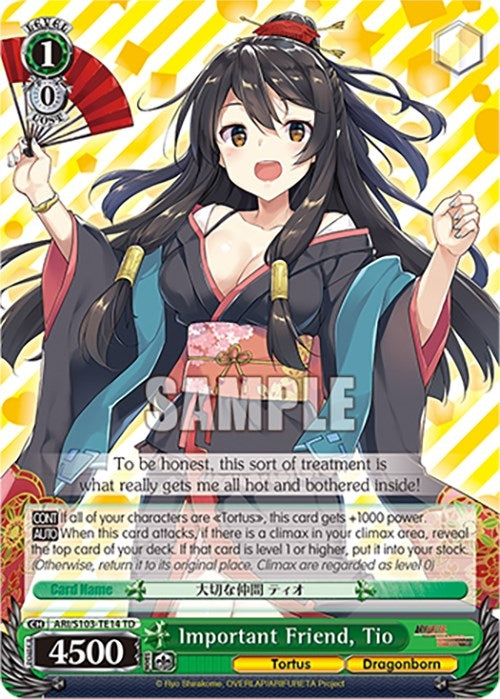 Important Friend Tio (10314) - Weiss Schwarz Single