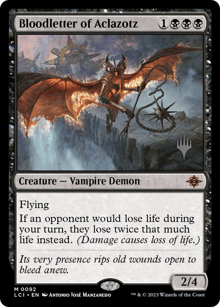 Bloodletter of Aclazotz (92) [PPLCI] - MTG Single