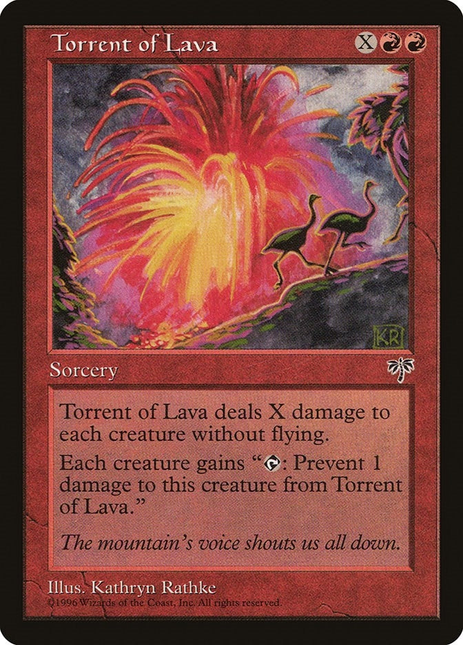 Torrent of Lava [MIR] - MTG Single
