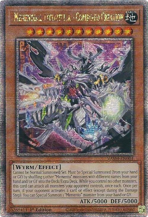 Mementoal Tecuhtlica - Combined Creation (Quarter Century Secret Rare) (1) (VASM) - YuGiOh Single