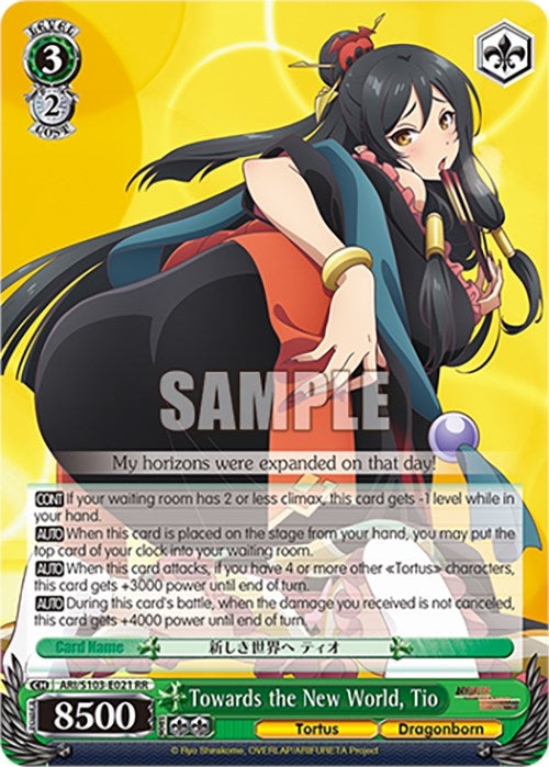 Towards the New World Tio (103021) - Weiss Schwarz Single
