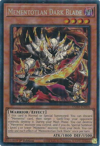 Mementotlan Dark Blade (CR) (4) (VASM) - YuGiOh Single