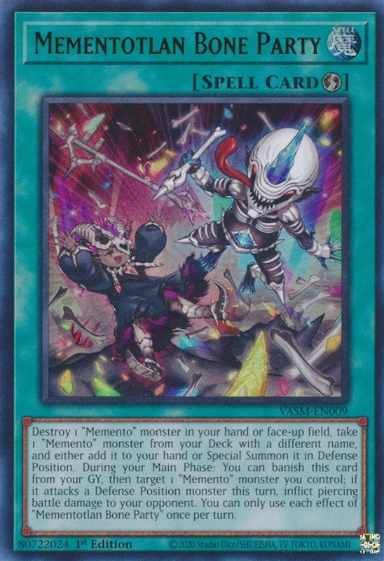 Mementotlan Bone Party (9) (VASM) - YuGiOh Single