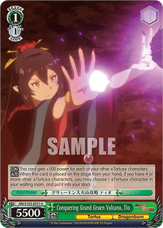 Conquering Grand Gruen Volcano Tio (103031) - Weiss Schwarz Single