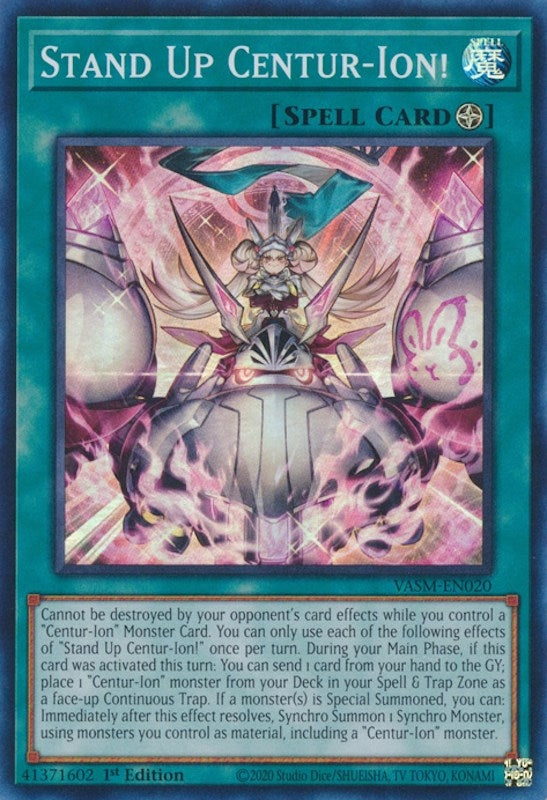 Stand Up Centur-Ion! (20) (VASM) - YuGiOh Single
