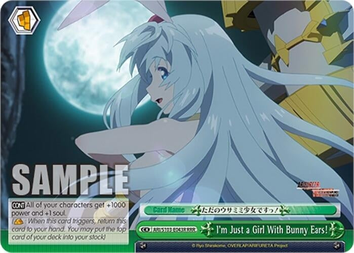 I’m Just a Girl with Bunny Ears! (RRR) (103043) - Weiss Schwarz Single