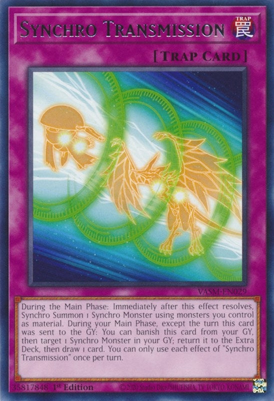 Synchro Transmission (29) (VASM) - YuGiOh Single