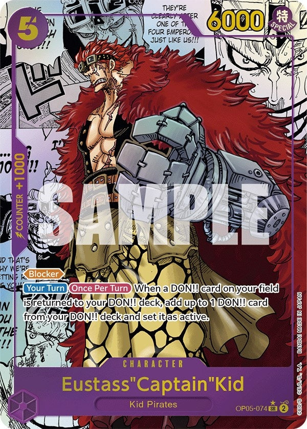 Eustass’Captain’Kid (Alternate Art) (Manga) (5074) (OP05) - One Piece Card Game Single