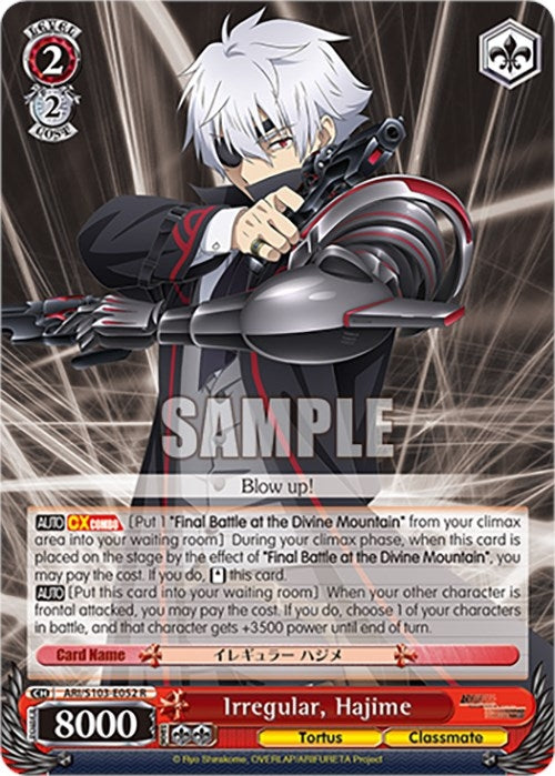Irregular Hajime (103052) - Weiss Schwarz Single