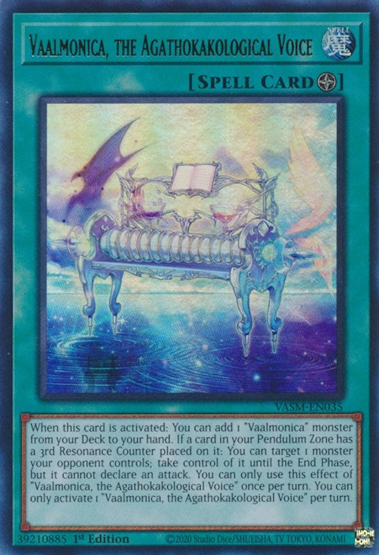 Vaalmonica the Agathokakological Voice (35) (VASM) - YuGiOh Single