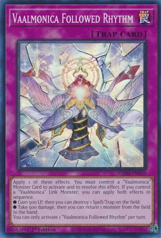 Vaalmonica Followed Rhythm (39) (VASM) - YuGiOh Single