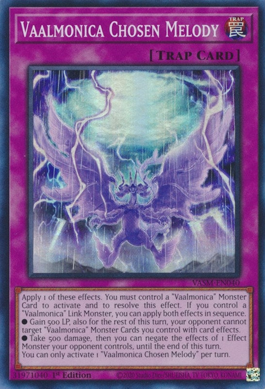 Vaalmonica Chosen Melody (40) (VASM) - YuGiOh Single