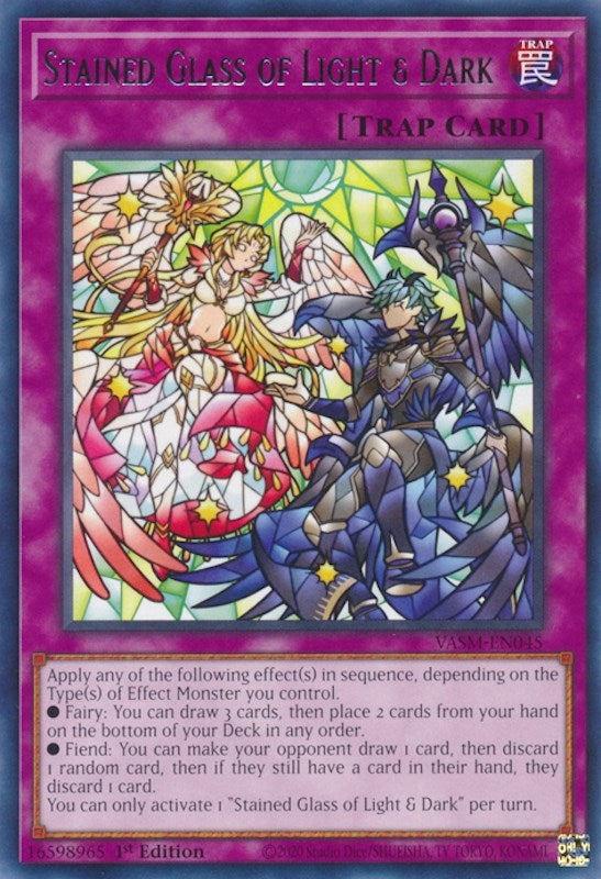 Stained Glass of Light & Dark (45) (VASM) - YuGiOh Single