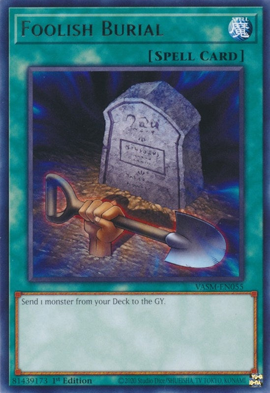 Foolish Burial (55) (VASM) - YuGiOh Single