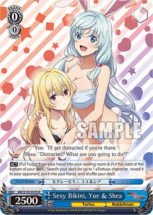 Sexy Bikini Yue & Shea (103076) - Weiss Schwarz Single