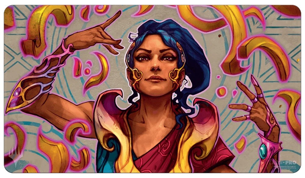 The Lost Caverns of Ixalan Saheeli the Sun’s Brilliance Standard Gaming Playmat for Magic: The Gathering - Playmats