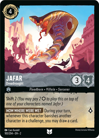 Jafar - Dreadnought (183) (2) - Disney Lorcana Single