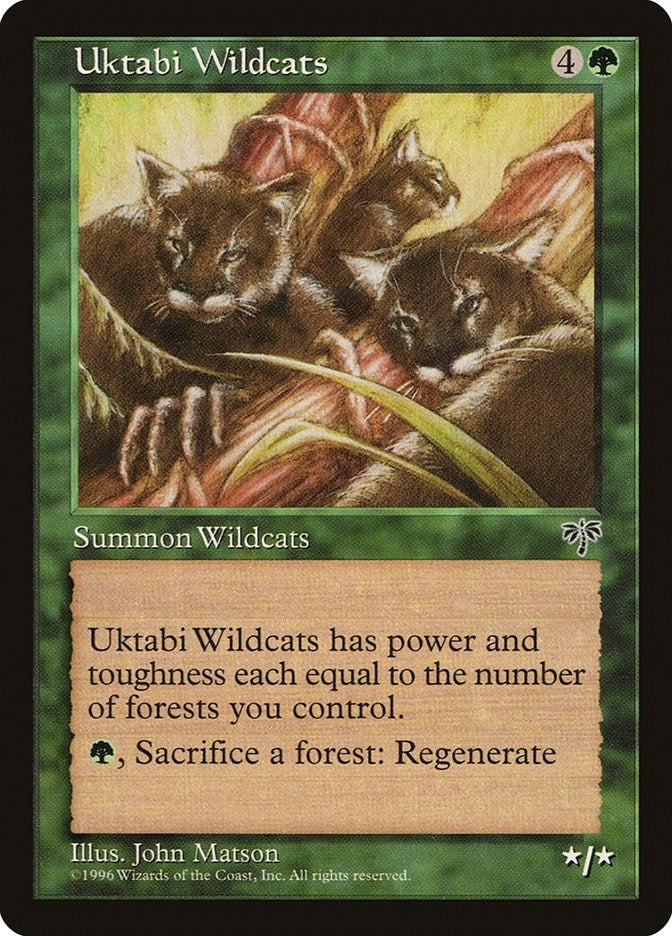 Uktabi Wildcats [MIR] - MTG Single