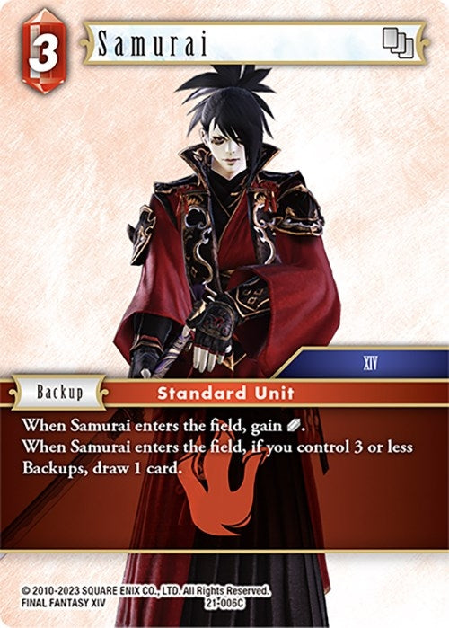 Samurai (21) [21] - Final Fantasy TCG Single