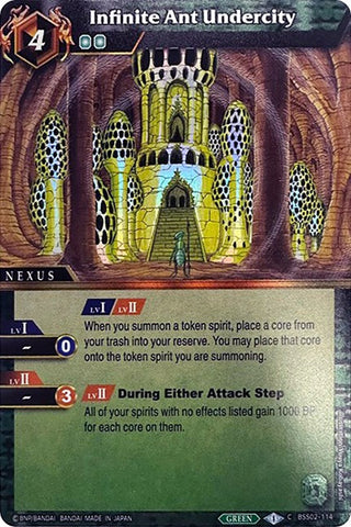 Infinite Ant Undercity (Box Topper) (2114) [BSSP] - Battle Spirits Saga Single