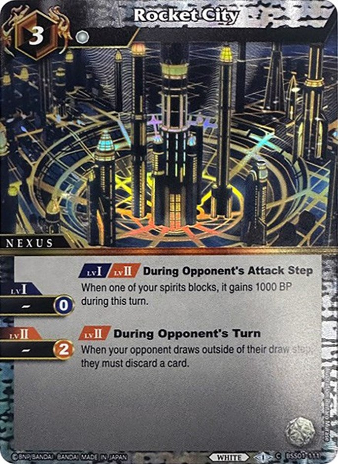 Rocket City (Box Topper) (1111) [BSSP] - Battle Spirits Saga Single