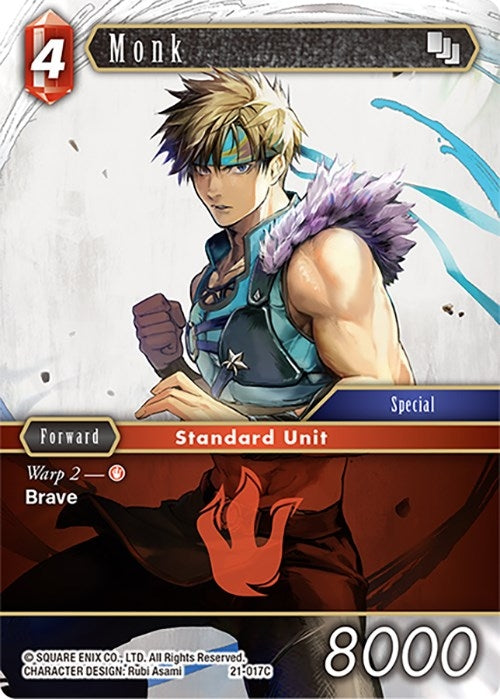 Monk (21) [21] - Final Fantasy TCG Single