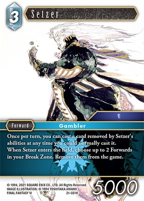 Setzer (21) [21] - Final Fantasy TCG Single