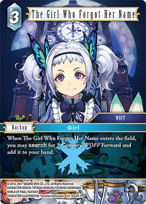 The Girl Who Forgot Her Name (21) [21] - Final Fantasy TCG Single