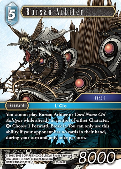 Rursan Arbiter (21) [21] - Final Fantasy TCG Single
