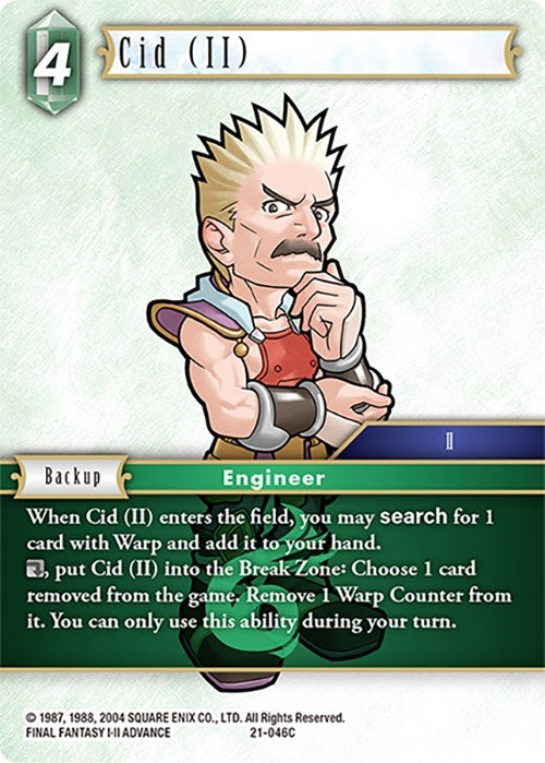 Cid (II) (21) [21] - Final Fantasy TCG Single