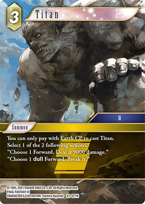 Titan (21) [21] - Final Fantasy TCG Single
