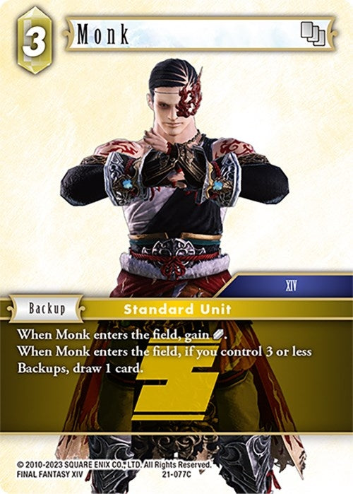 Monk - 077 (21) [21] - Final Fantasy TCG Single