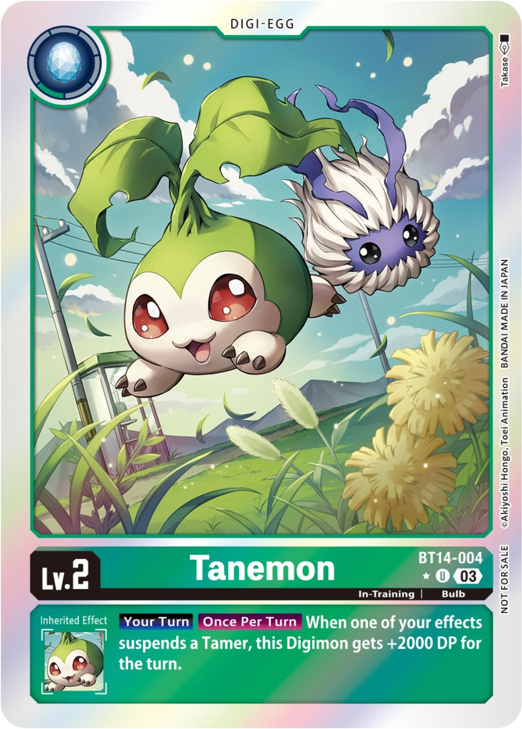 Tanemon (Blast Ace Box Promotion Pack) (14004) [BT14] - Digimon Card Game Single