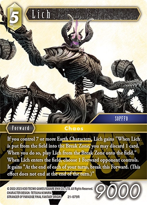 Lich (21) [21] - Final Fantasy TCG Single