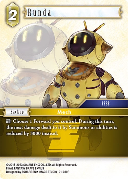 Runda (21) [21] - Final Fantasy TCG Single