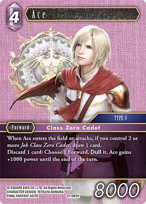 Ace (21) [21] - Final Fantasy TCG Single
