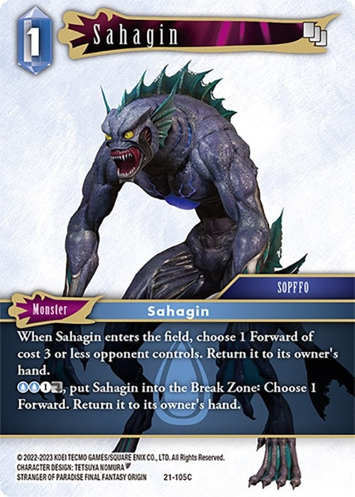 Sahagin (21) [21] - Final Fantasy TCG Single