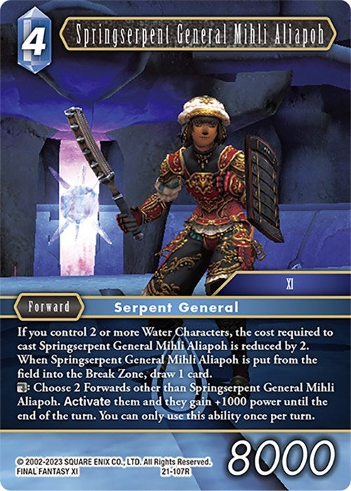 Springserpent General Mihli Aliapoh (21) [21] - Final Fantasy TCG Single