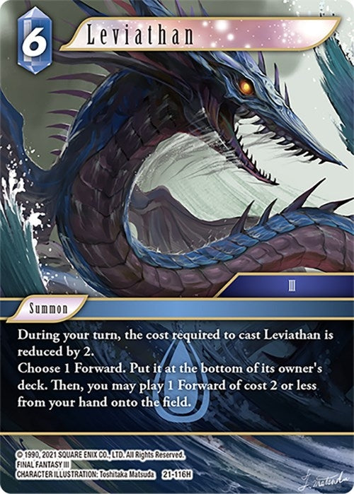 Leviathan (21) [21] - Final Fantasy TCG Single