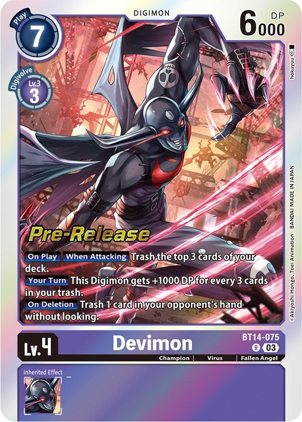 Devimon (14075) [BT14_PR] - Digimon Card Game Single