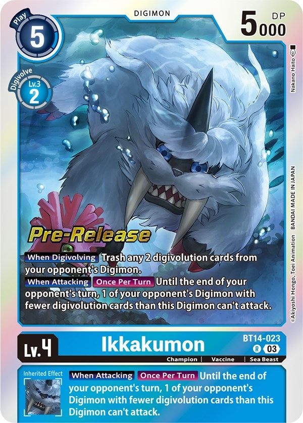 Ikkakumon (14023) [BT14_PR] - Digimon Card Game Single