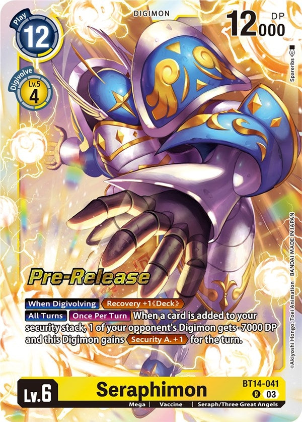 Seraphimon (14041) [BT14_PR] - Digimon Card Game Single