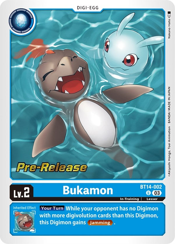 Bukamon (14002) [BT14_PR] - Digimon Card Game Single