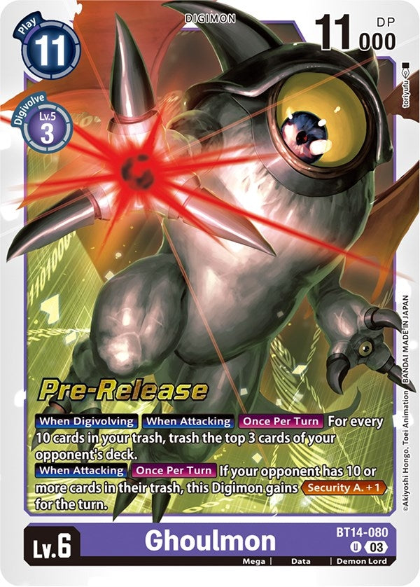 Ghoulmon (14080) [BT14_PR] - Digimon Card Game Single