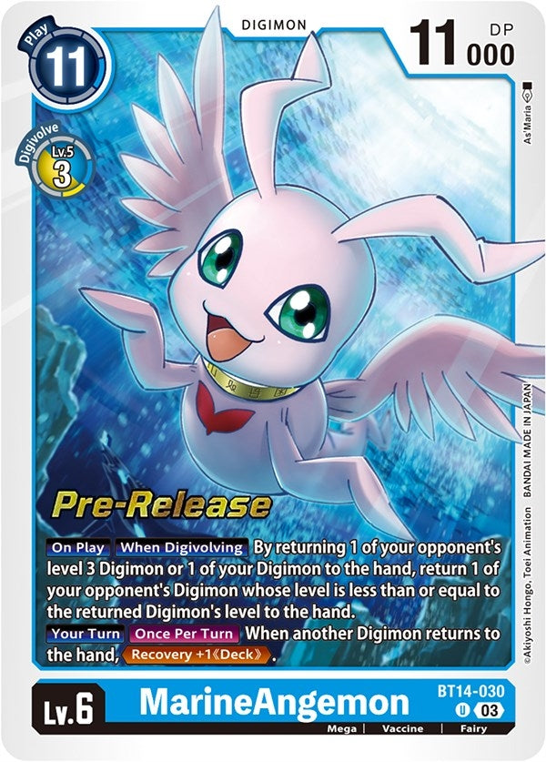 MarineAngemon (14030) [BT14_PR] - Digimon Card Game Single