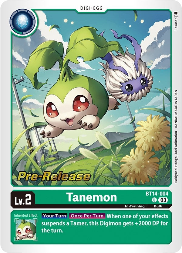 Tanemon (14004) [BT14_PR] - Digimon Card Game Single