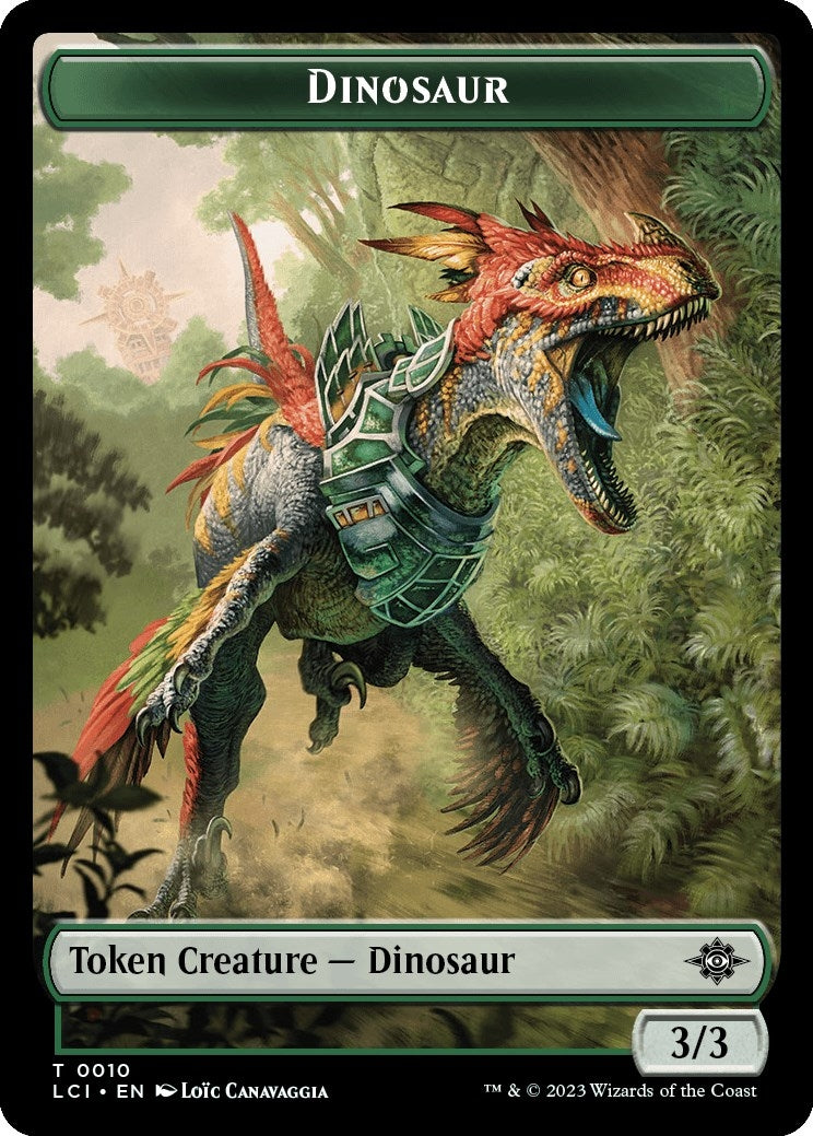 Dinosaur Token (0010) (0) [LCI] - MTG Single