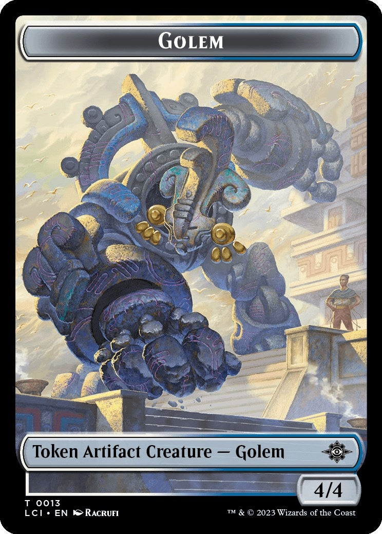 Golem Token (0) [LCI] - MTG Single