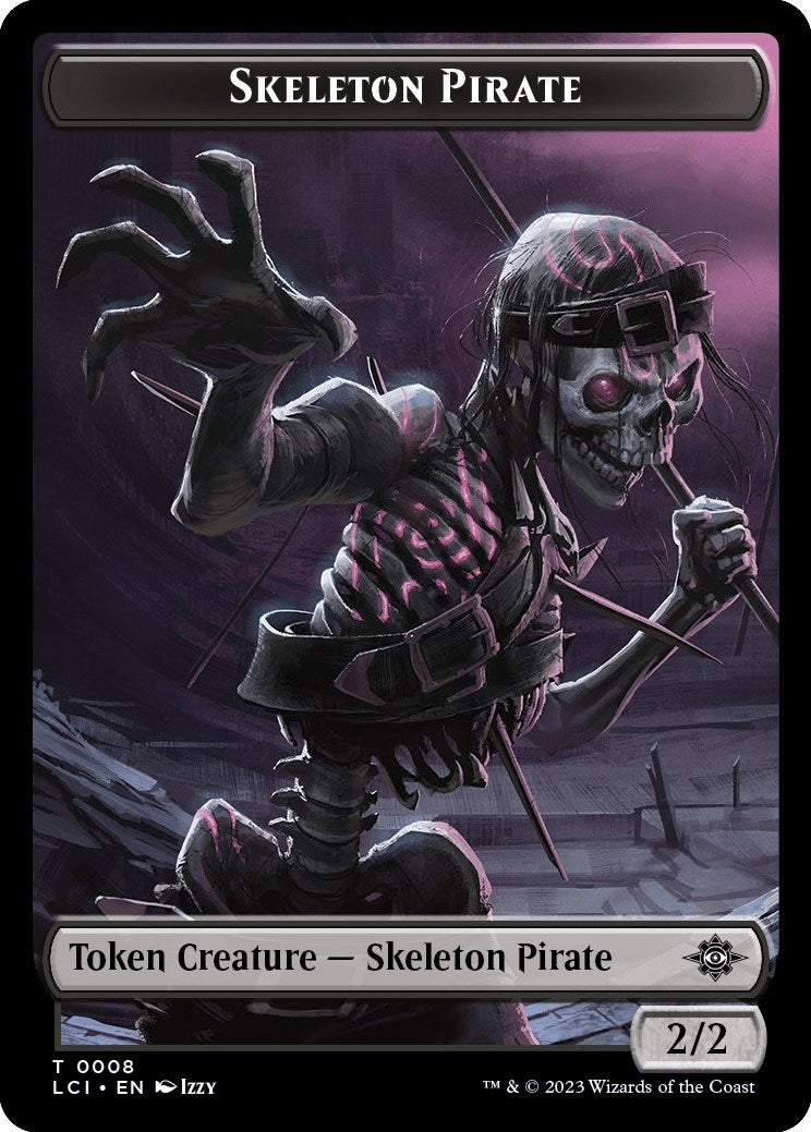 Skeleton Pirate Token (0) [LCI] - MTG Single
